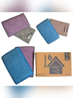 Norwex EnviroSponges Duo Pack - Blue & Purple